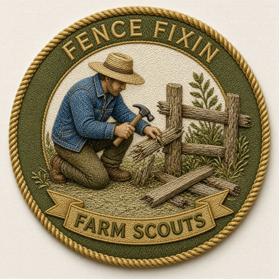Fence Fixin’ merit badge